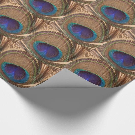 Peacock-doezelverdampingspapier Cadeaupapier (Hoek)