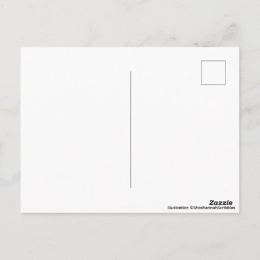 Peacock door Waterverf Jaipur City Palace Pink Briefkaart (Achterkant)