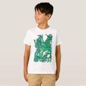 Peacock Dragon T-shirt (Voorkant volledig)