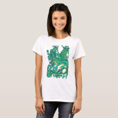 Peacock Dragon T-shirt (Voorkant volledig)