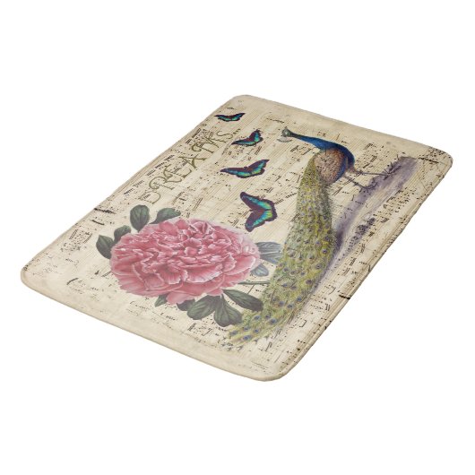 Peacock Dreams Badmat (Gekanteld)