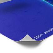 Peacock Dreams van Gregory Gallo Poster (Hoek)