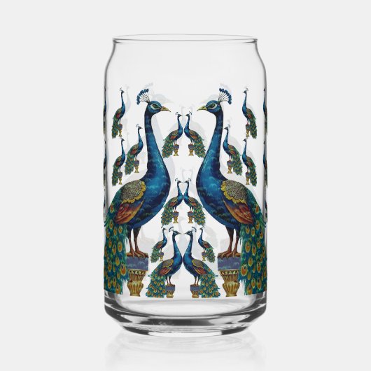 Peacock Drinkware Set Blikvorm Glas (Voorkant)