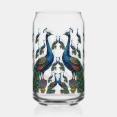 Peacock Drinkware Set Blikvorm Glas (Achterkant)