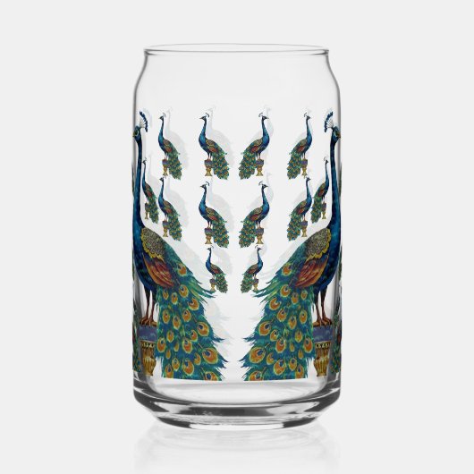 Peacock Drinkware Set Blikvorm Glas (Rechts)