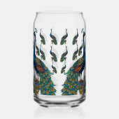 Peacock Drinkware Set Blikvorm Glas (Links)