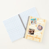 Peacock, eerste verjaardag Baby, Notitieboek van d (Binnen)