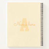 Peacock, eerste verjaardag Baby, Notitieboek van d (Achterkant)