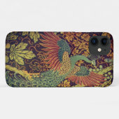 Peacock eikenblad bloemenjacquard elegant bruin bl Case-Mate iPhone case (Achterkant (horizontaal))