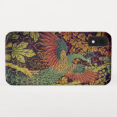 Peacock eikenblad Victoriaans jacquard bruin blauw Case-Mate iPhone Case (Achterkant (horizontaal))