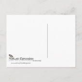 Peacock Elegance in zwart, goud en wit Uitnodiging Briefkaart (Achterkant)