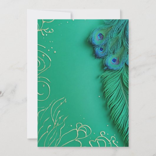 Peacock Elegance onthuld Kaart (Voorkant)
