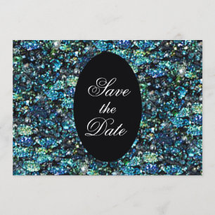 Peacock Elegant Modern Wedding / House-of-Grosch Save The Date