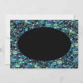 Peacock Elegant Modern Wedding / House-of-Grosch Save The Date (Achterkant)