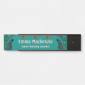 Peacock Elegant Unieke Kantoor deuropening Deurbordje (Voorkant)