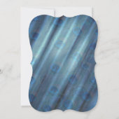 Peacock & Emerald Green Metallic Zijde & Goud Kaart (Achterkant)