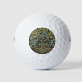 Peacock en Dragon (door William Morris) Golfballen