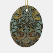 Peacock en Dragon (door William Morris) Keramisch Ornament (Rechts)