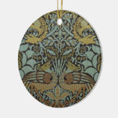 Peacock en Dragon (door William Morris) Keramisch Ornament (Links)