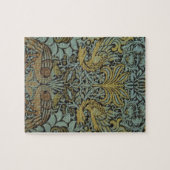 Peacock en Dragon (door William Morris) Legpuzzel (Horizontaal)