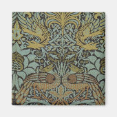 Peacock en Dragon (door William Morris) Magneet (Voorkant)