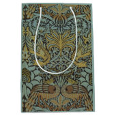 Peacock en Dragon (door William Morris) Medium Cadeauzakje (Voorkant)