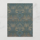 Peacock en Dragon van William Morris Briefkaart (Voorkant)