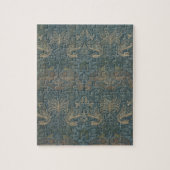 Peacock en Dragon van William Morris Legpuzzel (Verticaal)