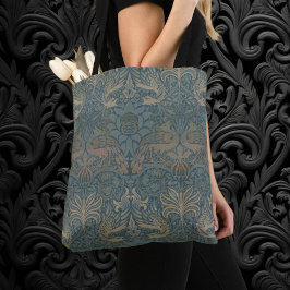 Peacock en Dragon van William Morris Tote Bag
