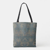 Peacock en Dragon van William Morris Tote Bag (Achterkant)