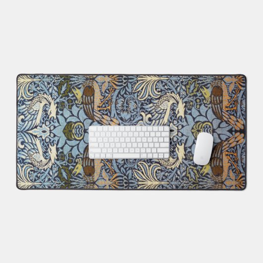 Peacock en Dragon, William Morris Bureaumat (Keyboard & Muis)
