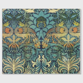 Peacock en Dragon William Morris Cadeaupapier (Vlak)
