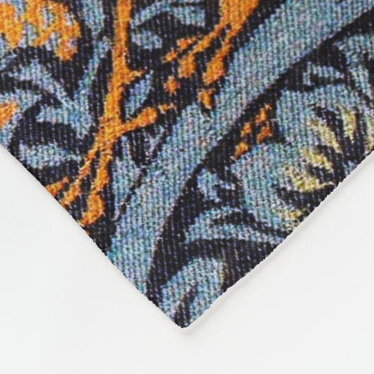 Peacock en Dragon, William Morris Fleece Deken (Hoek)