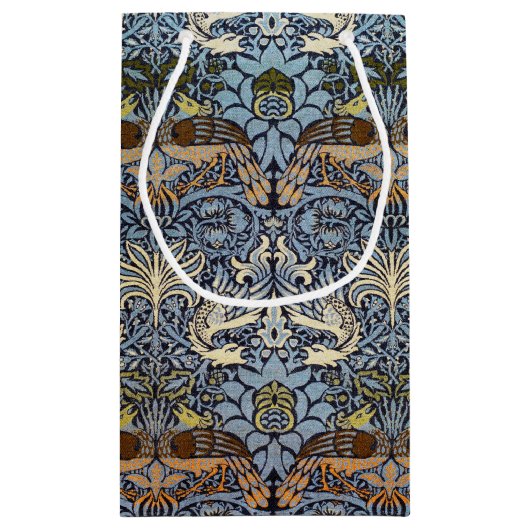 Peacock en Dragon, William Morris Klein Cadeauzakje (Achterkant)