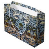 Peacock en Dragon, William Morris Large Gift Bag Groot Cadeauzakje (Achterkant Gekanteld)