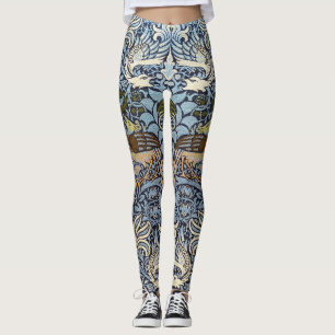 Peacock en Dragon, William Morris Leggings