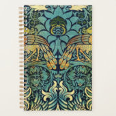 Peacock en Dragon William Morris Planner (Voorkant)