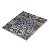Peacock en Dragon, William Morris Tegeltje (Zijkant)