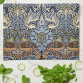 Peacock en Dragon, William Morris Theedoek (Gevouwen)