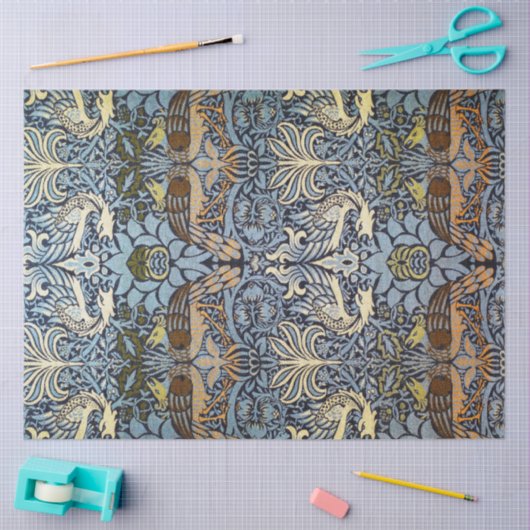 Peacock en Dragon, William Morris Tissuepapier (Craft)