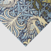Peacock en Dragon, William Morris Tissuepapier (Detail)