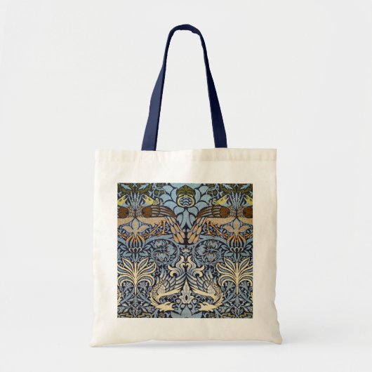 Peacock en Dragon, William Morris Tote Bag (Voorkant)