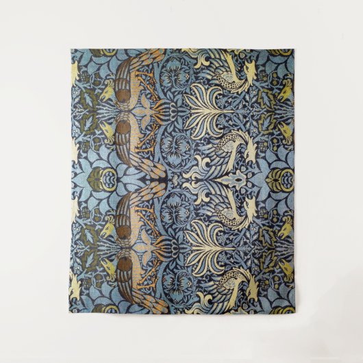 Peacock en Dragon, William Morris Wandkleed (Voorkant)
