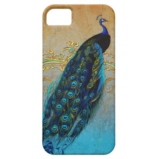 Peacock en Filigree Case-Mate iPhone Case (Achterkant)