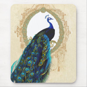 Peacock en Filigree Lijst Muismat