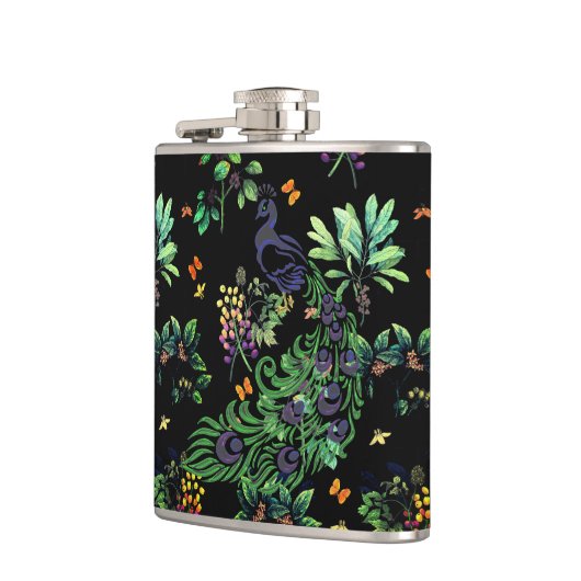 Peacock en Floral Heupfles (Links)