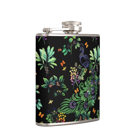  Peacock en  Floral Heupfles (Rechts)