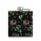 Peacock en  Floral Heupfles (Achterkant)