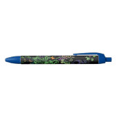  Peacock en  Floral Zwarte Inkt Pen (Bovenkant)