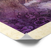  Peacock en Japanse pony's afdrukken Poster (Hoek)